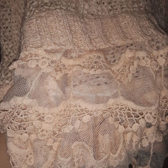 Entro Crochet Rose Pink Top Size Medium - Picture 4 of 5